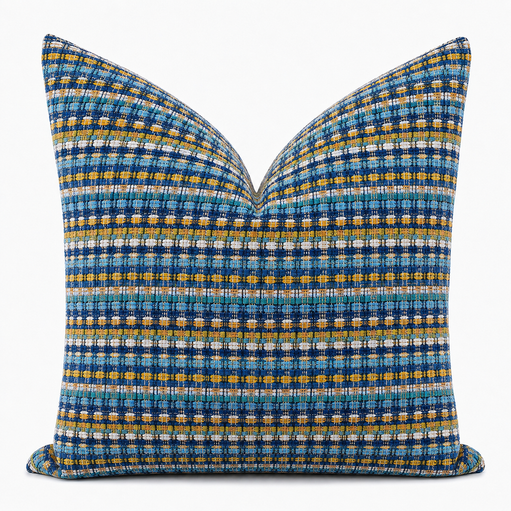 Bordeaux Ember Rib luxury pillow cover