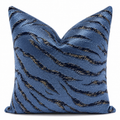 Azure Tapestry luxury pillow cover