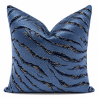 Azure Tapestry luxury pillow cover