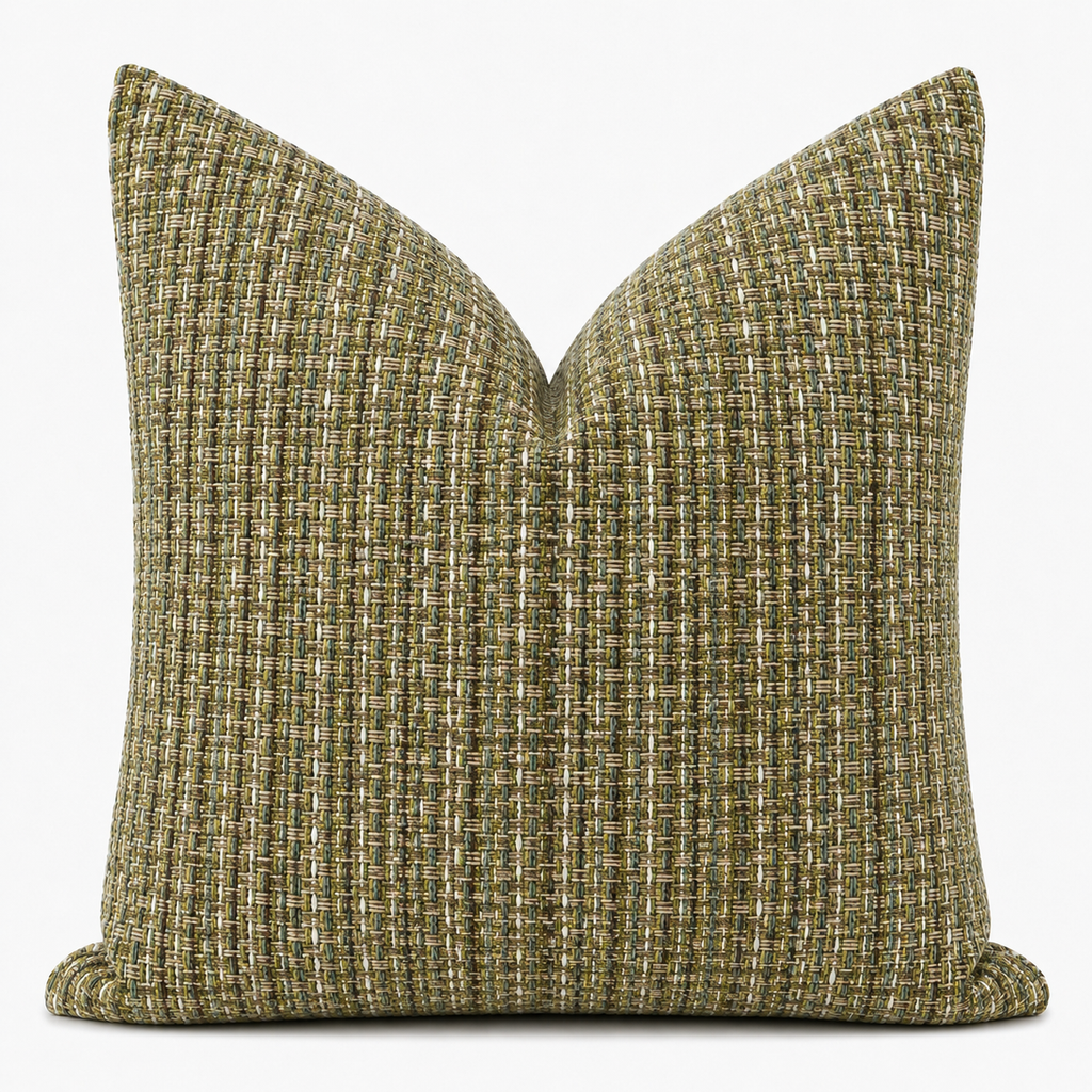 Azure Bouclé luxury pillow cover