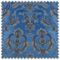 Slate Versailles Damask Swatch