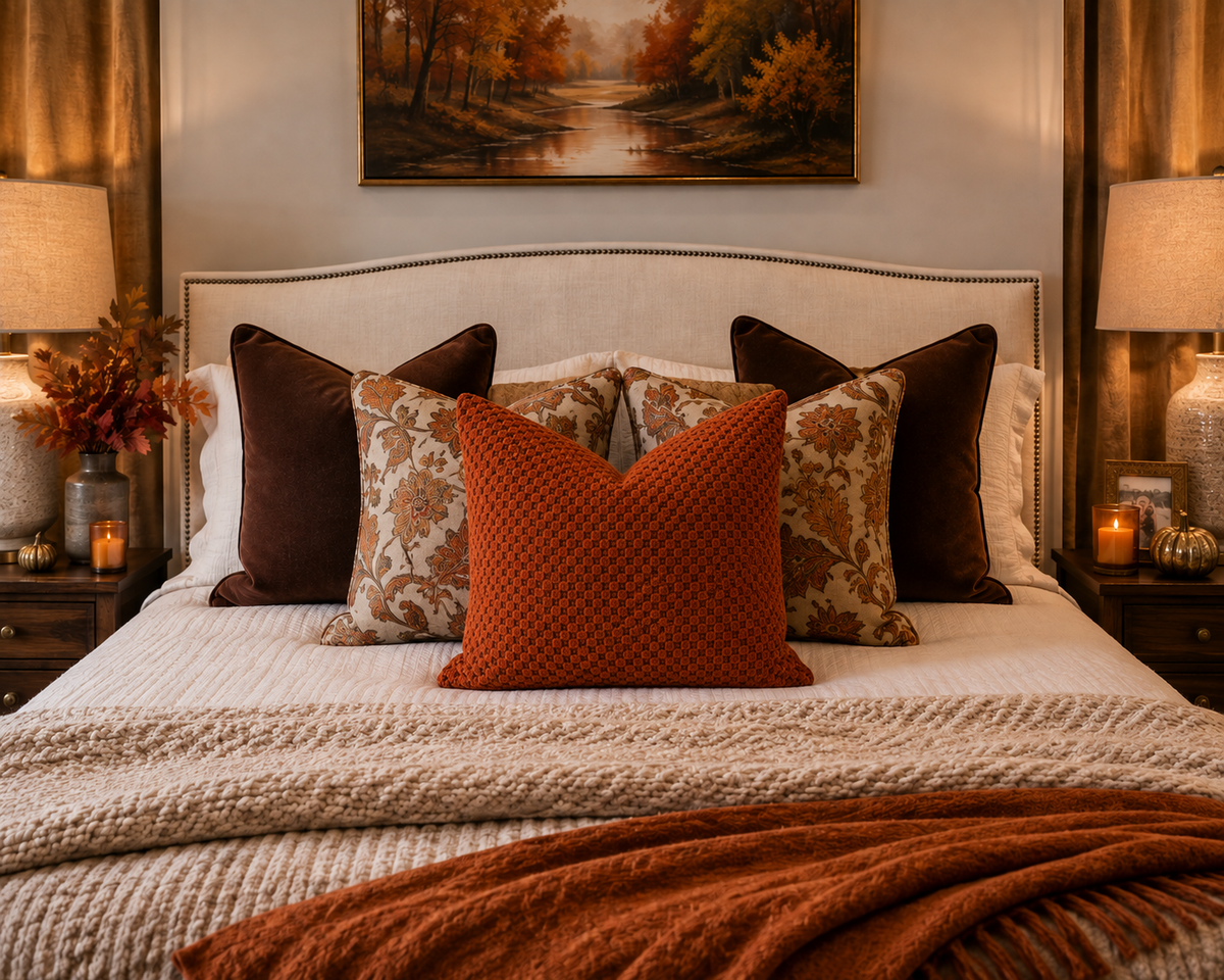 Burnished Copper Basket Weave