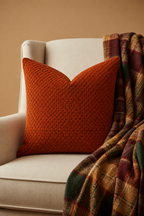 Burnished Copper Basket Weave