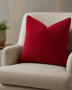 Regal Crimson Basket Weave