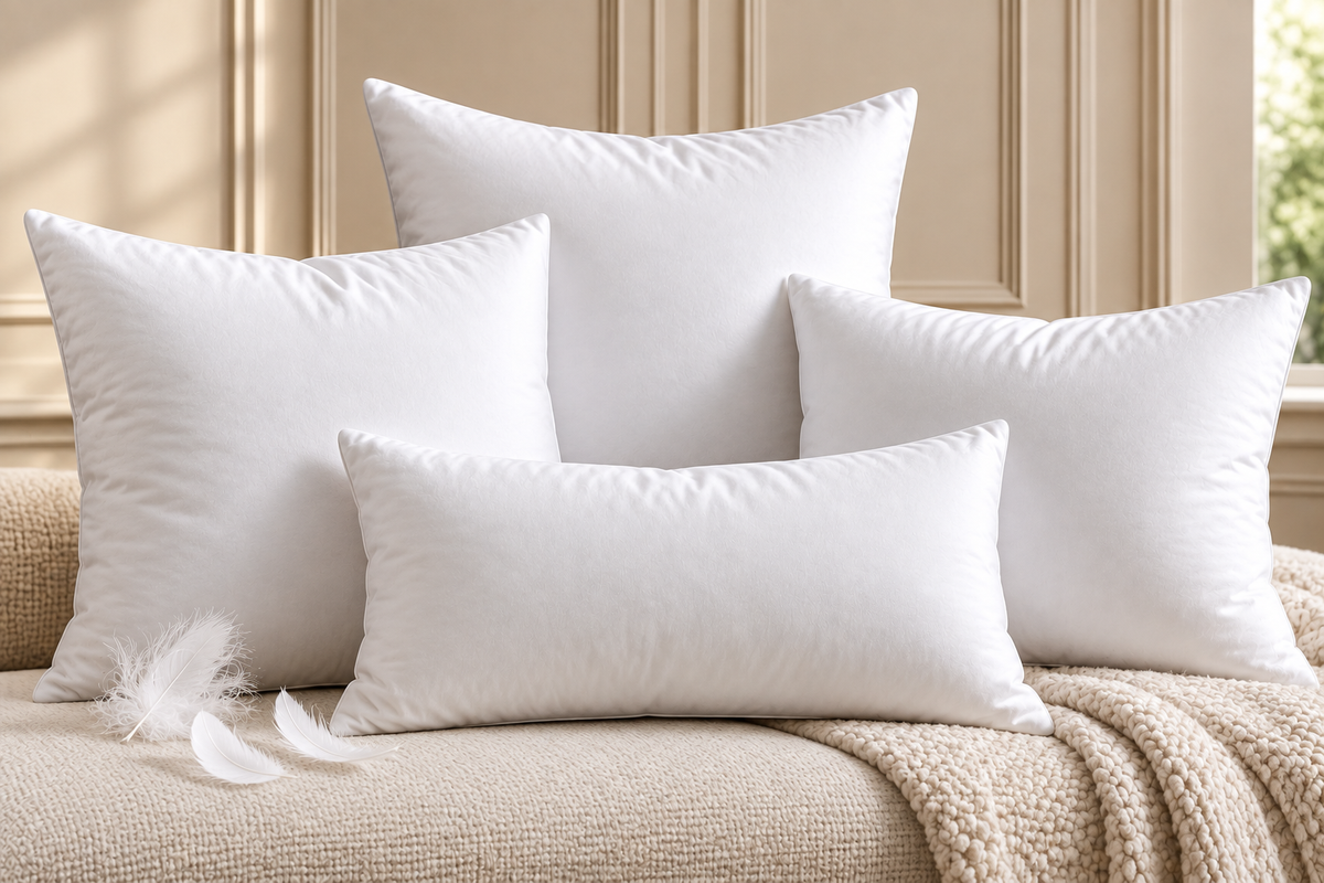 Premium Feather & Down Pillow Insert