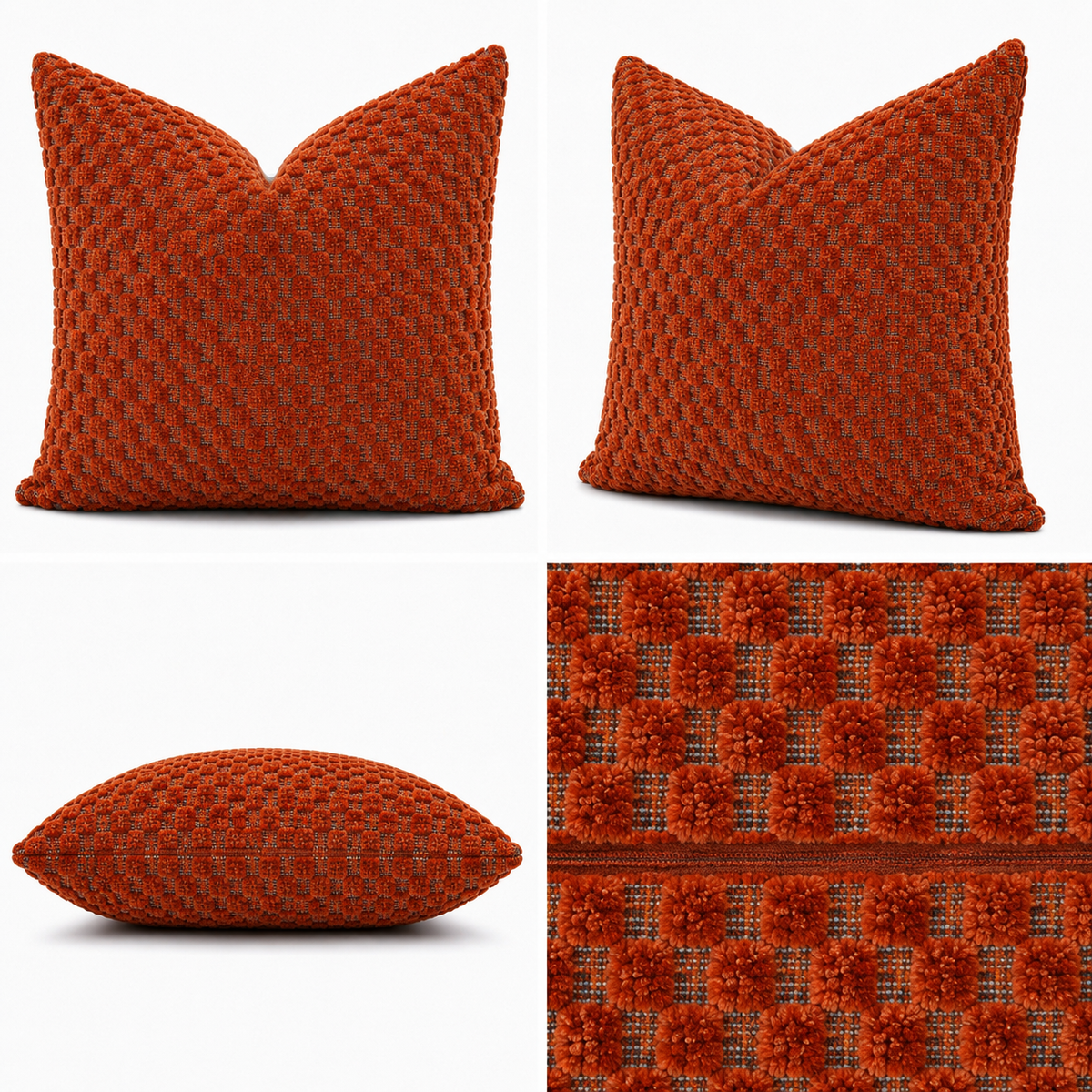 Burnished Copper Basket Weave