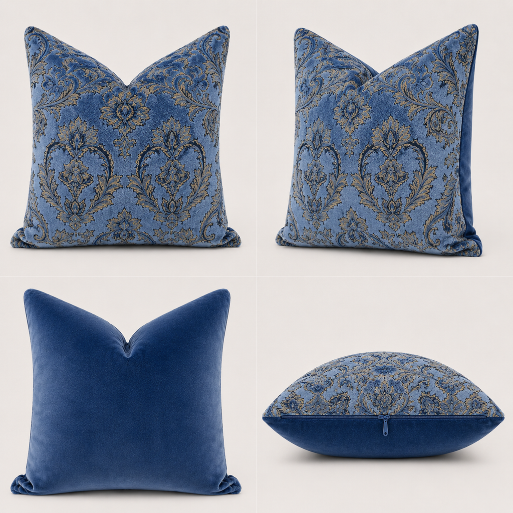 Slate Versailles Damask